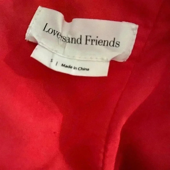 Lovers + Friends Amy Cherry Red Ruched Mini Dress Size S - Picture 8 of 9
